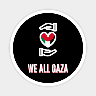 We All Gaza - Kolona Gaza Magnet